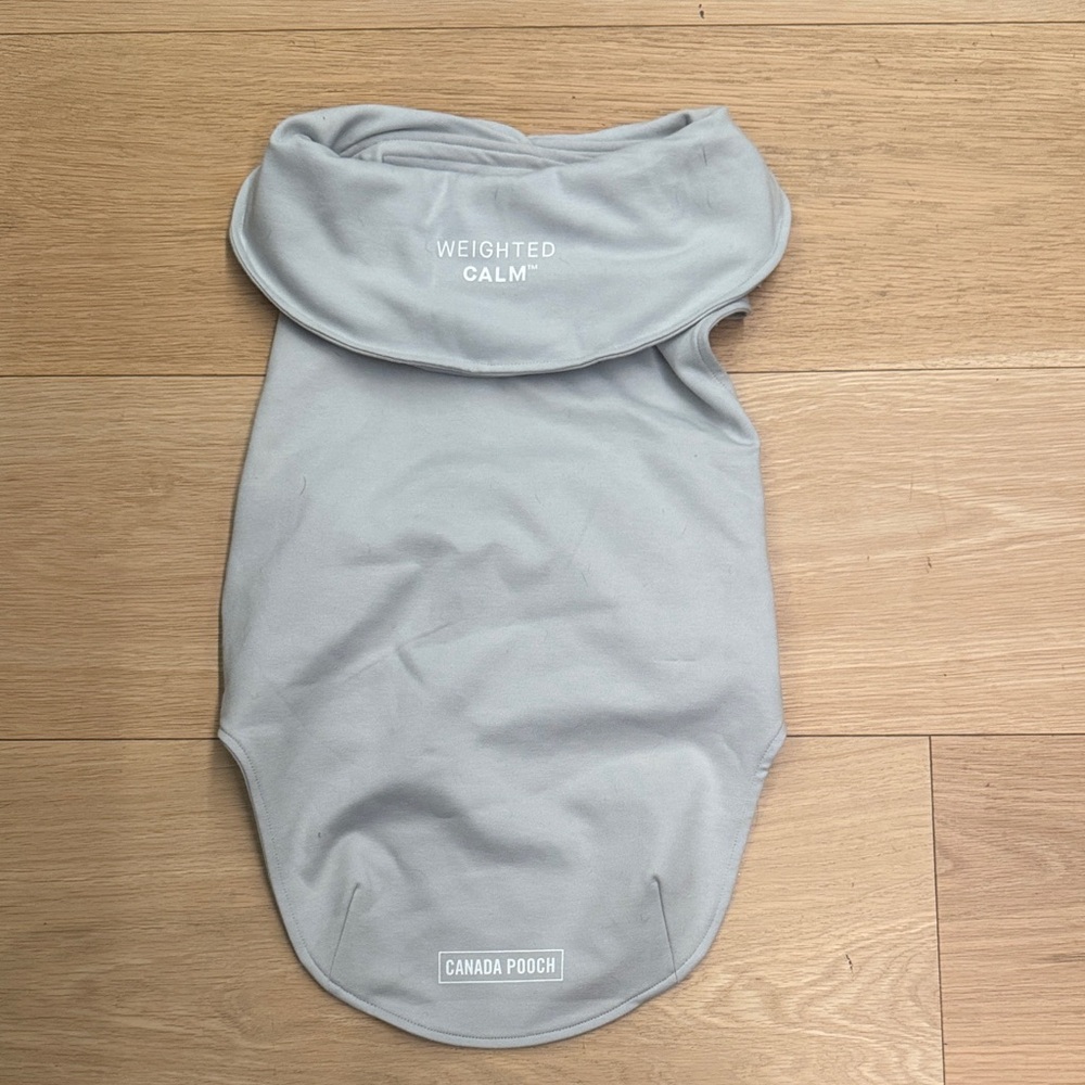 Waited dog jacket to calm dogs please see photos good condition .